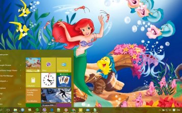 Little Mermaid Theme Desktop