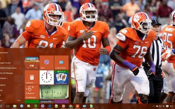 Clemson Theme Desktop