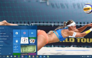 Volleyball Theme Desktop