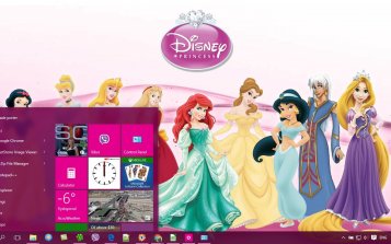 Disney Princess Theme Desktop