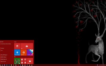 Blood  Theme Desktop