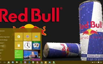 Red Bull Theme Desktop
