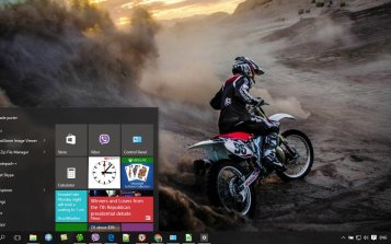 Motocross Theme Desktop