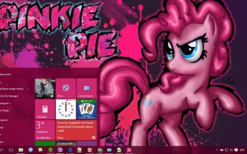 Pinkie Pie Theme Desktop