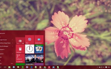 Vintage Flower Theme Desktop