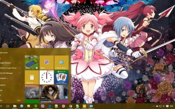 Puella Magi Madoka Magica Theme Desktop