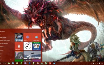 Monster Hunter Theme Desktop