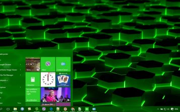 Neon Green Theme Desktop