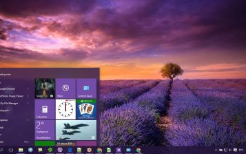 Lavender Theme Desktop