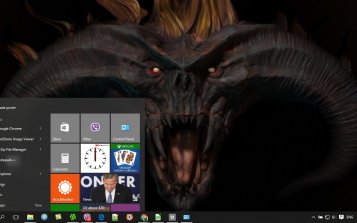 Demon Theme Desktop