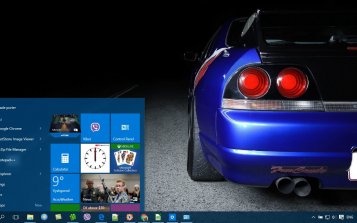 Nissan Skyline Theme Desktop