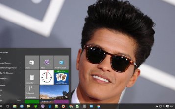 Bruno Mars Theme Desktop