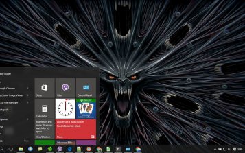 Evil Theme Desktop