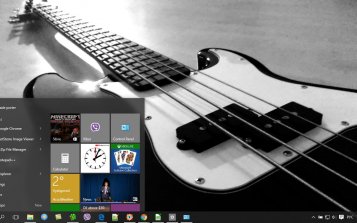 Bass Guitar Theme Desktop