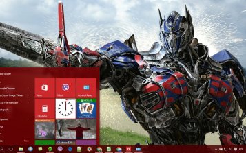 Optimus Prime Theme Desktop
