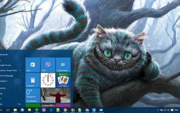 Cheshire Cat Theme Desktop