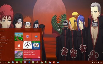 Akatsuki Theme Desktop