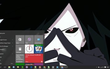 Madara Uchiha Theme Desktop