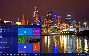 City Lights Theme Desktop