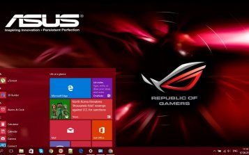 Asus ROG (Republic of Gamers) Theme Desktop