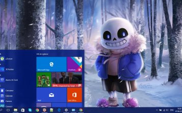 Sans (Undertale) Theme Desktop