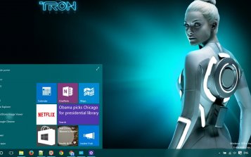 Tron Theme Desktop