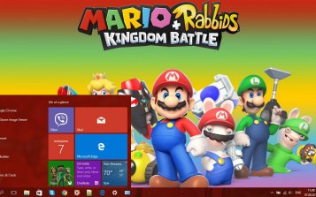 Mario + Rabbids Kingdom Battle Theme Desktop