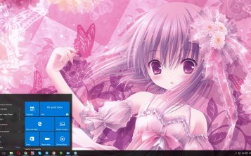 Cute Anime Girls Theme Desktop