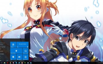 Sword Art Online The Movie: Ordinal Scale Theme Desktop