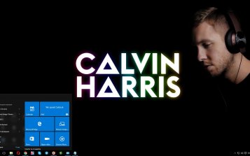 Calvin Harris Theme Desktop