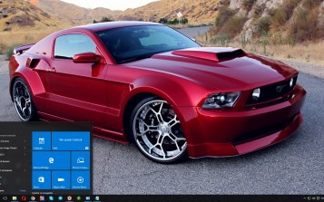 Ford Mustang Theme Desktop
