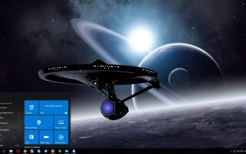 Spaceship Theme Desktop