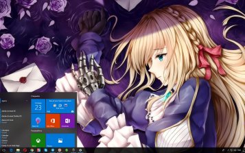 Violet Evergarden Theme Desktop