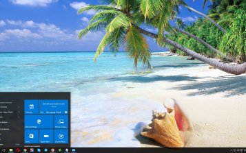 Tropical Paradise Theme Desktop