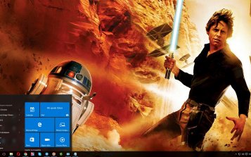 Luke Skywalker Theme Desktop