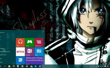 D.Gray-man Theme Desktop