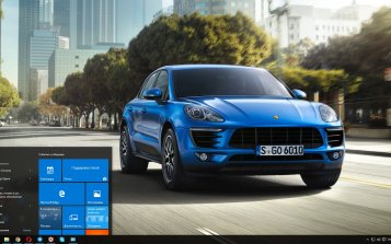 Porsche Macan Theme Desktop