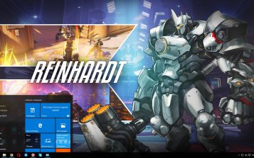 Reinhardt (Overwatch) Theme Desktop