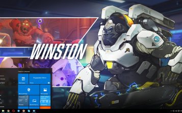 Winston (Overwatch) Theme Desktop