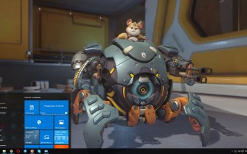 Wrecking Ball (Overwatch) Theme Desktop