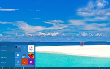 Beaches (Dual Monitor) Theme Desktop