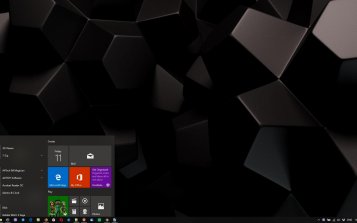 Dark Abstract Theme Desktop
