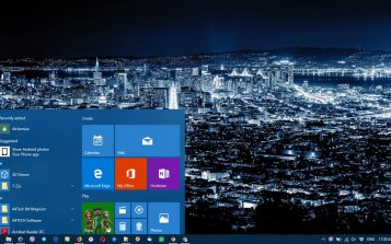 Night City Theme Desktop