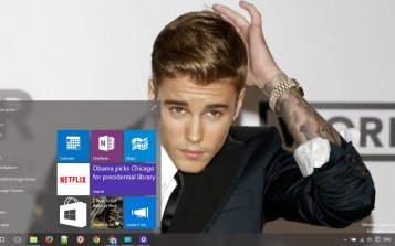 Justin Bieber Theme Desktop