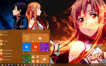 Asuna Yuuki Theme Desktop