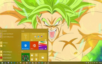 Broly Theme Desktop