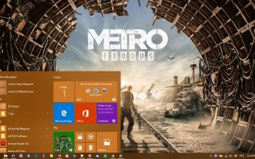 Metro Exodus Theme Desktop