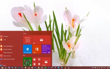 First Day of Spring Theme Desktop