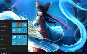 Reimu Hakurei Theme Desktop