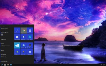 Sci Fi Landscapes Theme Desktop